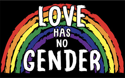 Love Has No Gender Flag - 150 x 90cm