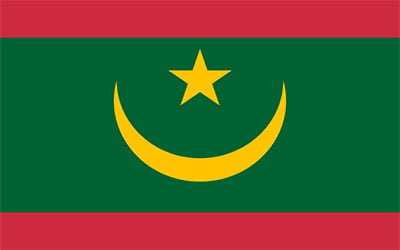 Mauritania Flag 60 x 90cm