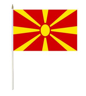 Macedonia Hand Waver Flag