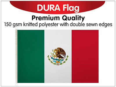 Mexico Knitted Dura Flag 150 x 90cm