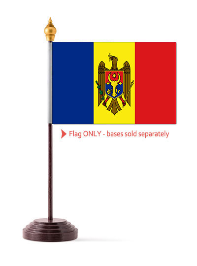 Moldova Table Flags