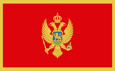 Montenegro National Flag 150 x 90cm