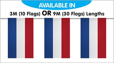 Netherlands Bunting String Flags 3M - 10 Flags