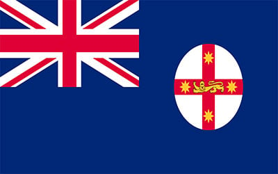 New South Wales State Flag Heavy Duty 180 x 90cm