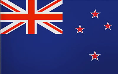 New Zealand Decal Flag Sticker 13 x 9cm
