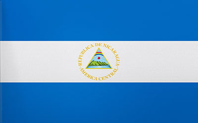 Nicaragua Flag 60 x 90cm
