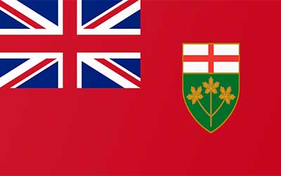 Ontario State Flag - Canada 150 x 90cm