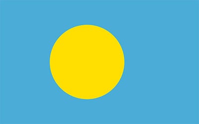 Palau Flag 60 x 90cm