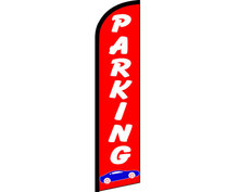 Parking Advertising Feather Flag