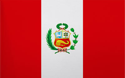 Peru Flag 60 x 90cm