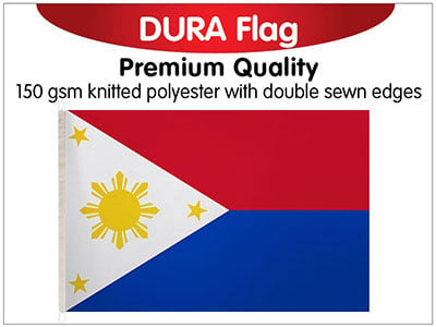 Philippines Knitted Dura Flag 150 x 90cm