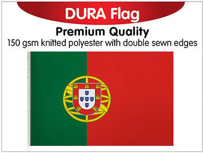 Portugal Knitted Dura Flag 150 x 90cm