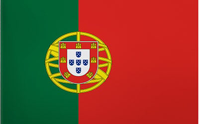 Portugal Decal Flag Sticker 13 x 9cm