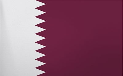 Qatar National Flag 150 x 90cm
