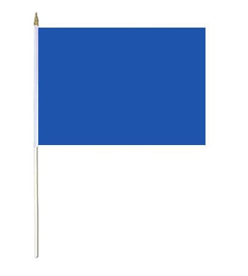 Royal Blue Hand Waver Flag