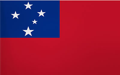 Samoa Flag Heavy Duty 180 x 90cm