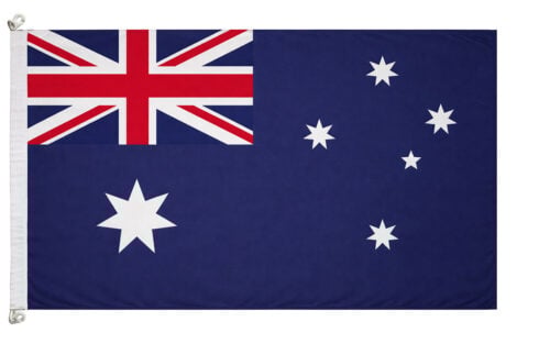 Woven Polyester Australian Flag - 160 denier
