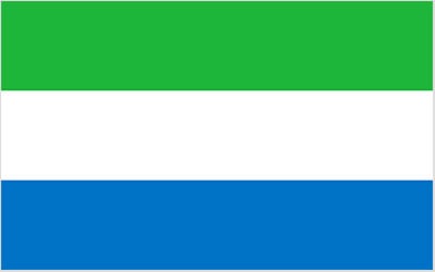 Sierra Leone Flag 60 x 90cm