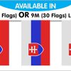 String Bunting Flags Slovakia