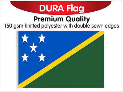 Solomon Islands Knitted Dura Flag 150 x 90cm