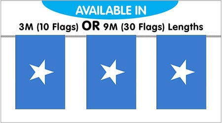 Somalia Bunting Flags - 9M 30 Flags