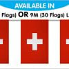 Bunting String Flags Switzerland
