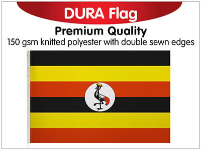 Uganda Knitted Dura Flag 150 x 90cm