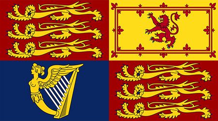 UK Royal Standard Flag 150 x 90cm