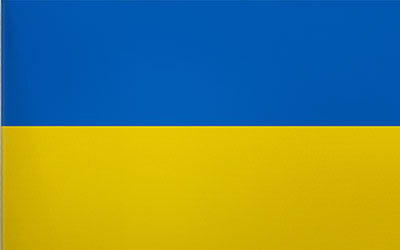 Ukraine Decal Flag Sticker 13 x 8cm