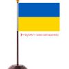 Ukraine Table Flag