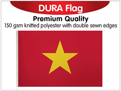 Vietnam Knitted Dura Flag 150 x 90cm